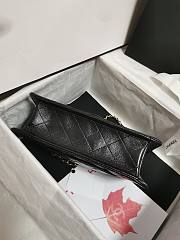 Chanel Flap Bag Lambskin Black Size 25 x 8 x 17 cm - 4