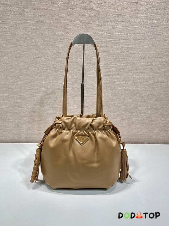 Prada Bucket Bag 1BG541 Brown Size 24 x 25 x 11 cm - 1