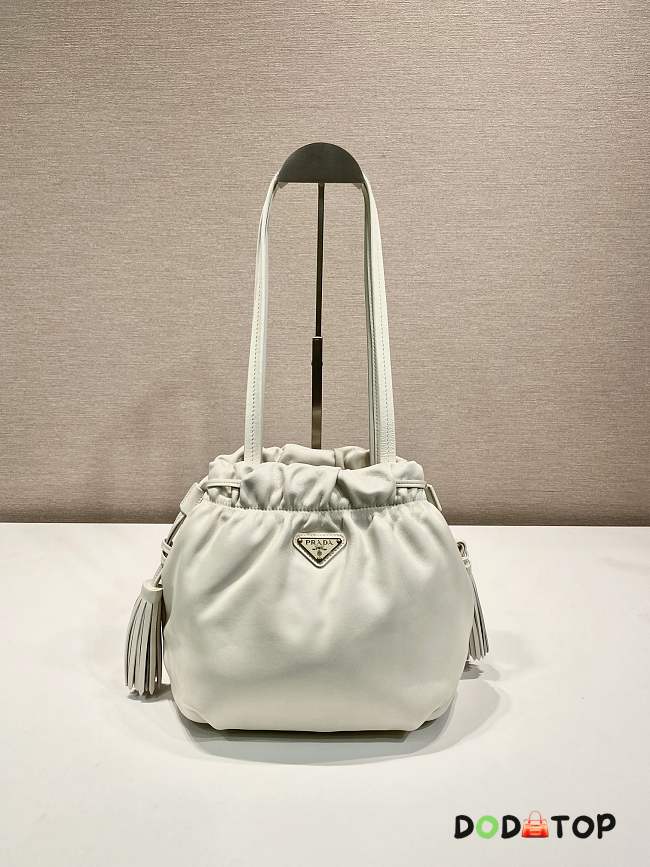 Prada Bucket Bag 1BG541 White Size 24 x 25 x 11 cm - 1