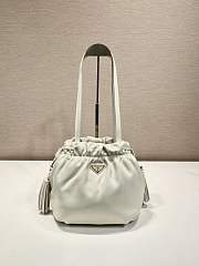 Prada Bucket Bag 1BG541 White Size 24 x 25 x 11 cm - 1