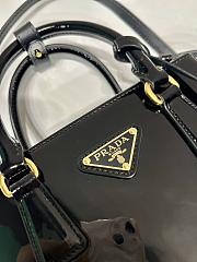 Prada Saffiano Galleria Patent Black Bag Size 20 x 15 x 9.5 cm - 3