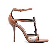 YSL Saint Laurent Cassandra 100 Strappy Sandals - 4