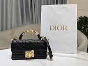 Dior Ange Tote Black Bag Size 20 x 12 x 5 cm - 1