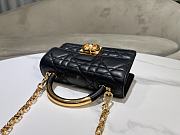 Dior Ange Tote Black Bag Size 20 x 12 x 5 cm - 2