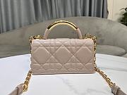 Dior Ange Tote Apricot Bag Size 20 x 12 x 5 cm - 2