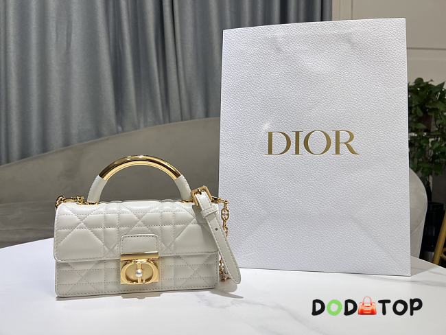 Dior Ange Tote White Bag Size 20 x 12 x 5 cm - 1