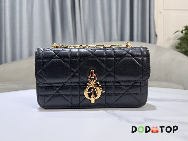 Dior Chain Bag Black Size 20 cm - 1