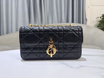 Dior Chain Bag Black Size 20 cm