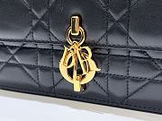 Dior Chain Bag Black Size 20 cm - 2