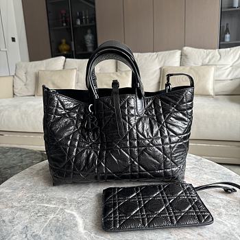 Dior Medium Dior Toujours Bag Black Hardware Size 28.5 x 21.5 x 17 cm