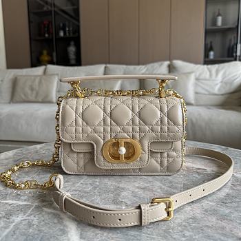 Dior Mini D Jolie Handbag Size 19 x 12 x 6 cm