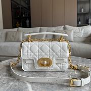 Dior Mini D Jolie Handbag White Size 19 x 12 x 6 cm - 1