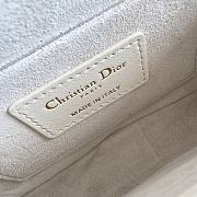 Dior Mini D Jolie Handbag White Size 19 x 12 x 6 cm - 5