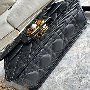 Dior Small D Jolie Handbag Black Size 22 x 14 x 8 cm - 2