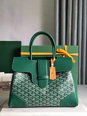 Goyard Handle Green Bag Size 34 x 18 x 24 cm - 1