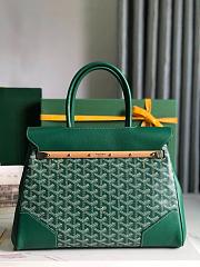 Goyard Handle Green Bag Size 34 x 18 x 24 cm - 3