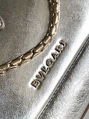 Bvlgari Serpenti Baia Shoulder Bag Small Silver Size 27.5 x 18 x 4.5 cm - 3