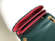 Bvlgari Serpenti Reverse Series Small Shoulder Bag Green Size 22.5 x 15 x 7 cm - 5