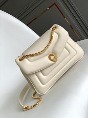 Bvlgari Serpenti Reverse Series Small Shoulder Bag White Size 22.5 x 15 x 7 cm - 1