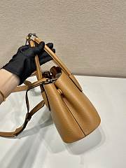 Prada Double Saffiano Leather Mini Bag Brown Size 18.5 x 12.5 x 25 cm - 6