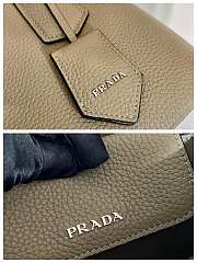 Prada Double Saffiano Leather Mini Bag Grey Size 18.5 x 12.5 x 25 cm - 6