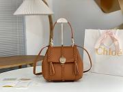 Chloe Penelope Gold Coin Bag Medium Brown Size 25 x 20 x 10 cm - 1