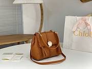 Chloe Penelope Gold Coin Bag Medium Brown Size 25 x 20 x 10 cm - 4