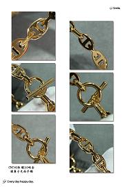 Hermes Bracelet Silver/Gold - 6