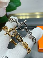 Hermes Bracelet Silver/Gold - 3