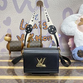 Louis Vuitton Twist Traveler Small M24758 Black Size 19 x 15 x 9 cm