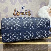 Louis Vuitton Keepall Bandoulière 50 Travel Bag M24953 Blue Size 50 x 29 x 23 cm - 2