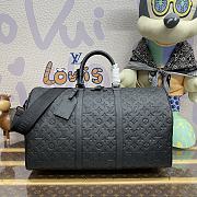 Louis Vuitton Keepall Bandoulière 50 Travel Bag M24953 Black Size 50 x 29 x 23 cm - 1