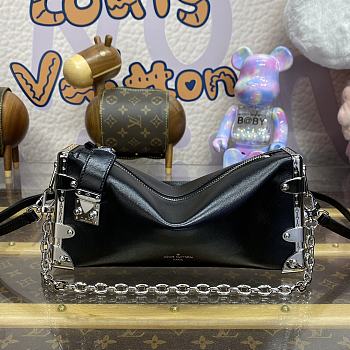 Louis Vuitton Slim Trunk M25445 Black Bag Size 23 x 12 x 4 cm