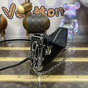 Louis Vuitton Slim Trunk M25445 Black Bag Size 23 x 12 x 4 cm - 6