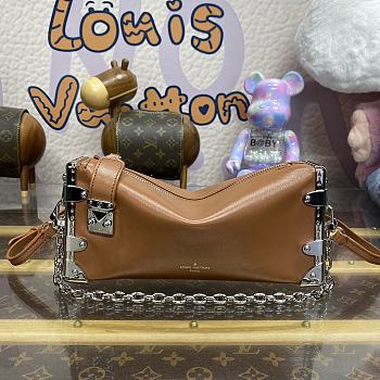 Louis Vuitton Slim Trunk M25445 Brown Bag Size 23 x 12 x 4 cm