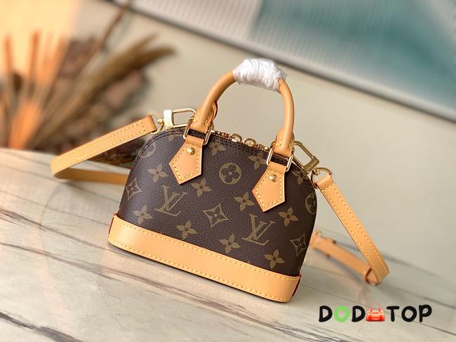 Louis Vuitton Nano Alma Brown M82717 Size 18 x 12 x 8 cm - 1