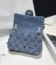 Chanel Classic Flap Bag Denim CF Size 20 x 13 x 6.5 cm - 4