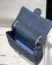 Chanel Classic Flap Bag Denim CF Size 26 x 18 x 7 cm - 5