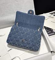 Chanel Classic Flap Bag Denim CF Size 26 x 18 x 7 cm - 4