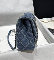 Chanel Classic Flap Bag Denim CF Size 26 x 18 x 7 cm - 2