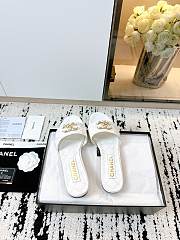 Chanel Sandals White 01 - 6