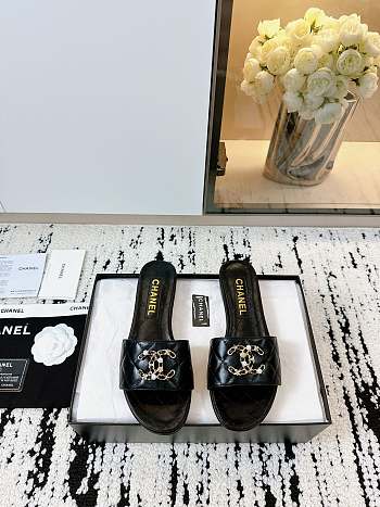 Chanel Sandals Black 03