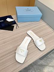 Prada White Slippers  - 4