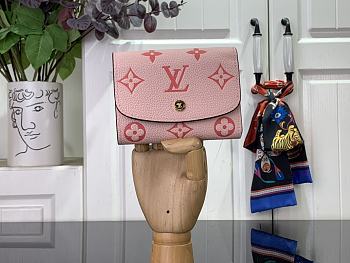 Louis Vuitton Victorine Wallet M80688 Pink Size 12 x 9.5 x 2.5 cm