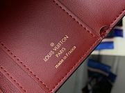 Louis Vuitton Micro Wallet M68704 Monogram/Wine Red Size 9.7 x 7.2 x 1.5 cm - 4