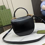 Gucci Horsebit 1955 Black Handbag Size 18 x 15 x 6.5 cm - 4