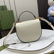 Gucci Horsebit 1955 White Handbag Size 18 x 15 x 6.5 cm - 4