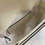 Gucci Horsebit 1955 White Handbag Size 18 x 15 x 6.5 cm - 2