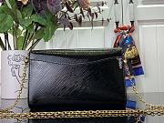 Louis Vuitton M23358 LV Night Pochette Louise Black Size 22 x 14 x 5 cm - 3