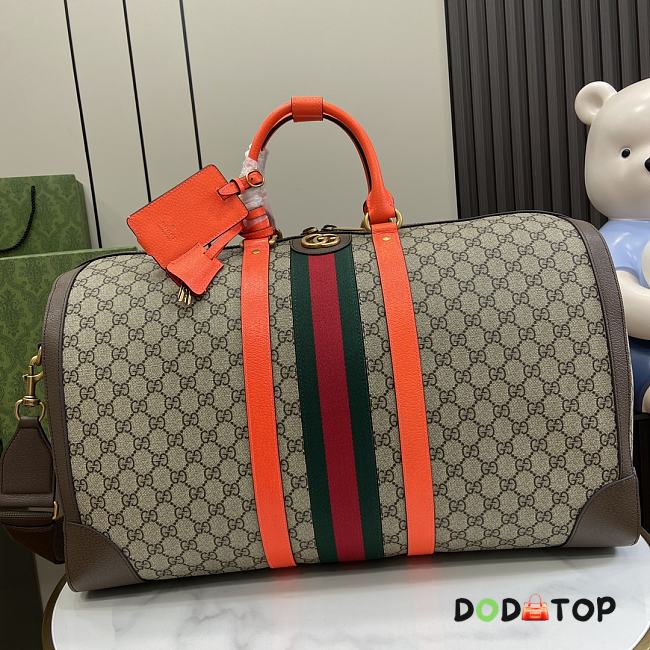 Gucci Savoy Medium Duffle Bag Orange Size 52 x 30 x 29 cm - 1